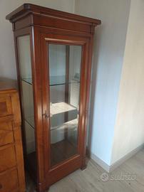 VETRINA IN LEGNO CILIEGIO