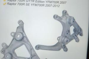 Kit staffa parafango Raptor 700