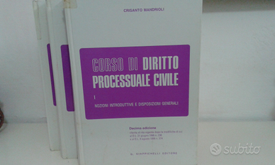 Corso di diritto processuale civile