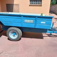 Carrello vasca idraulica per uva