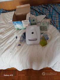 Areosol con compressore rotativo a pistone  atomo