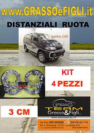 Kit 4 Distanziali Ruota For MITSUBISHI SPACEGEAR