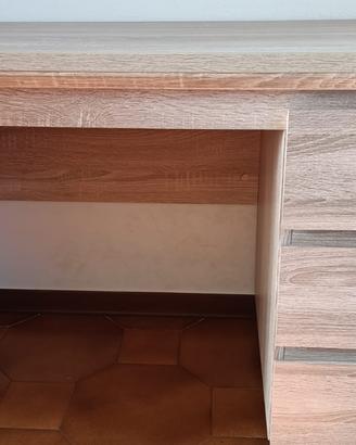 Scrivania colore rovere 59x119 JYSK