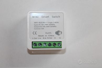 SMART SWITCH MINI WIFI Ewelink Alexa Relè 16A