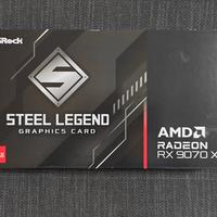 ASRock Radeon RX 9070 XT Steel Legend - Nera