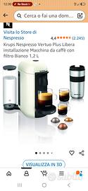 macchina caffe nuova vertuo plus nespresso 