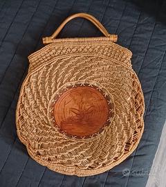 Borsa in bambù e corda