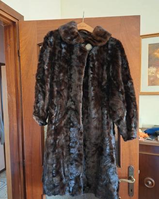 cappotto in pelliccia vera di visone