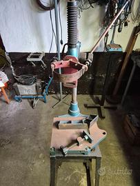 Supporto trapano / flessibile da banco con morsa