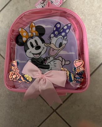 Zainetto Minnie con sticker, colori e album