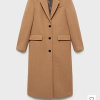 Cappotto nuovo marchio Mango color cammello 