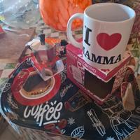 Set   vassoio caffettiera eTazzone decorativo Buon