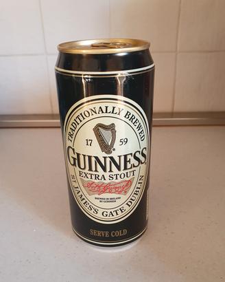 Lattina di birra Guinness da collezione 440 ml.