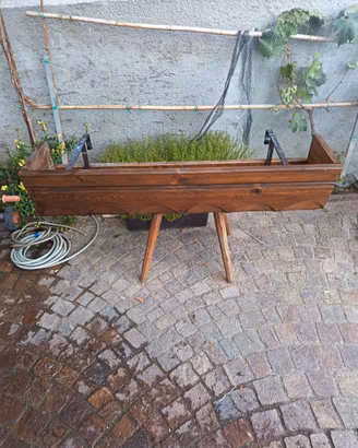 5 fioriere in legno da esterno