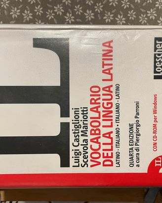 vocabolario di latino IL