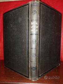 Libro antico del 1896."Litterae Circulares"