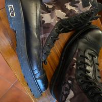 Stivaletto mimetico  uomo Cult in vera pelle