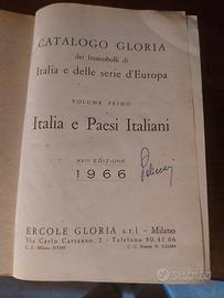 Catalogo Gloria dei francobolli Italia 1966