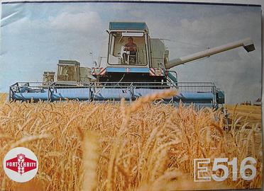 Poster originale  mietitrebbia Fortschritt E 516