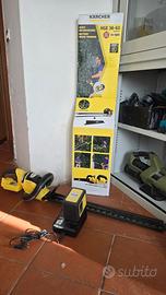 Tagliasiepi KARCHER HGE 36-60 elettrico a batteria