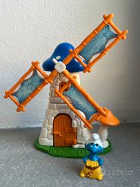 Mulino dei Puffi con Mugnaio Kinder Sorpresa 1996