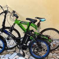 Bicicletta elettrica argento