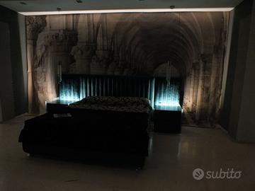 Letto matrimoniale completo di Comodini