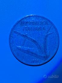 Monete da 5 lire dal 1951 al 1981