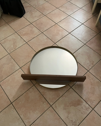 Specchio con mensola