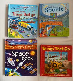 Usborne books ; libri Usborne. Space book; Sports