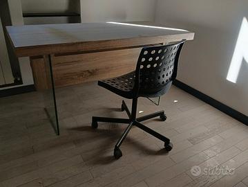 Consolle Scrivania Abaco finitura rovere perfetta