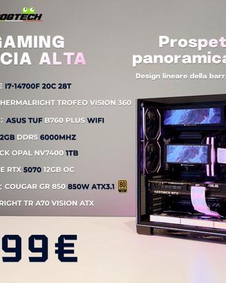 Pc da gaming NUOVO con 5070 i7 14th e 32gb ddr5