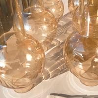bocce in vetro per lampadario epoca 