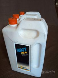 3 Taniche Olio Agip Sint 2000 3L - epoca