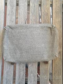 Borsa cuoio canvas esercito svizzero