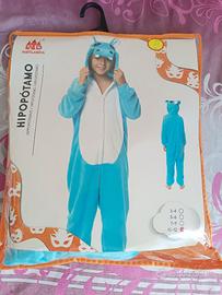 Costume carnevale hipopotamo bambini