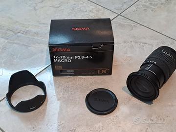 Sigma 17-70mm F2.8-4.5 DC MACRO (per Canon)