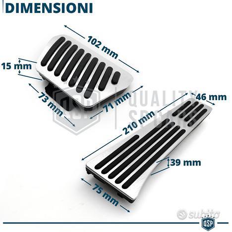 Set Pedali Auto In Acciaio Inox Per BMW X3 G01 / X4 G02 (2019-2023) - Pedaliera Con Poggiapiedi, Freno E Acceleratore (AT O MT)