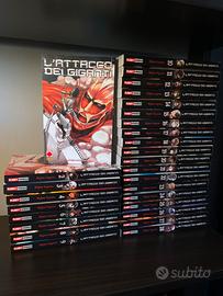 manga L’Attacco dei Giganti - volumi 1-28