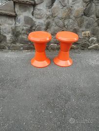 sgabelli Giagant Plast arancioni 