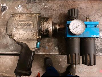 pistola pneumatica da 3/4 hazet più regolatore