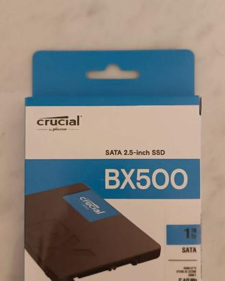 Hard Disk SSD Crucial BX500 1TB SATA 2.5" - Nuovo