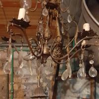 Lampadario a gocce antico