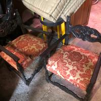 Set sedie poltroncina tavolino