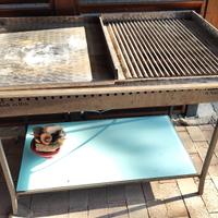 griglia a gas inox