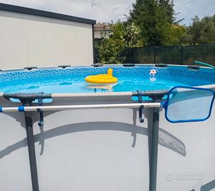 Ganci porta retino piscina Bestway 