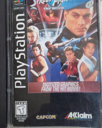 Street Fighter the movie PlayStation 1 raro
