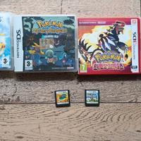 Lotto giochi DS/3DS Pokemon 