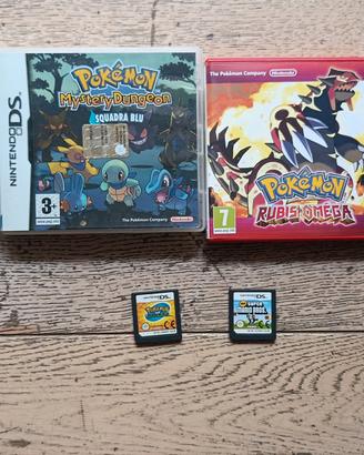 Lotto giochi DS/3DS Pokemon 