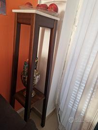 tri piedi legno noci 